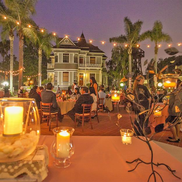 Courtyard Event At Night