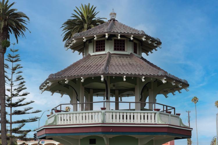 Pagoda Blue Sky